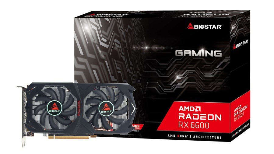 Kartë grafike Biostar AMD Radeon RX 6600, 8 GB GDDR6