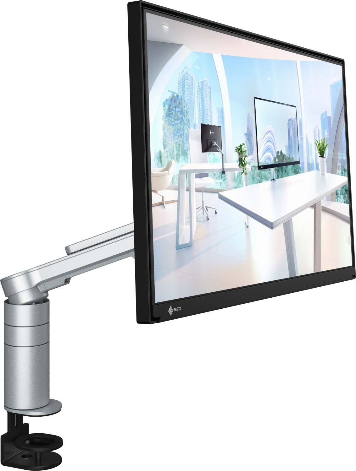 Monitor EIZO FLT, 23.8", IPS 16:9, 2x USB C, me krah rrotullues