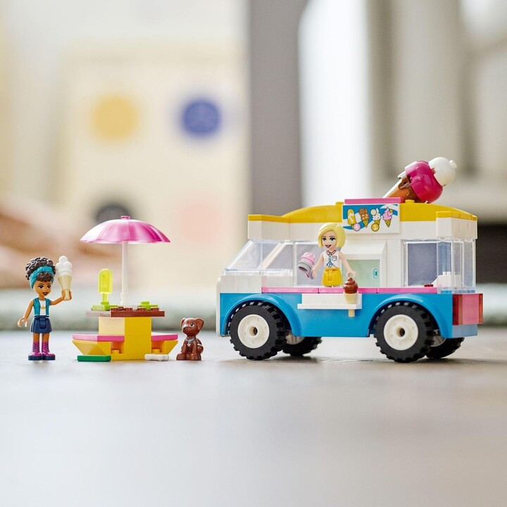 Set lodër LEGO® Friends 41715 Ice Cream Truck, 84 pjesë