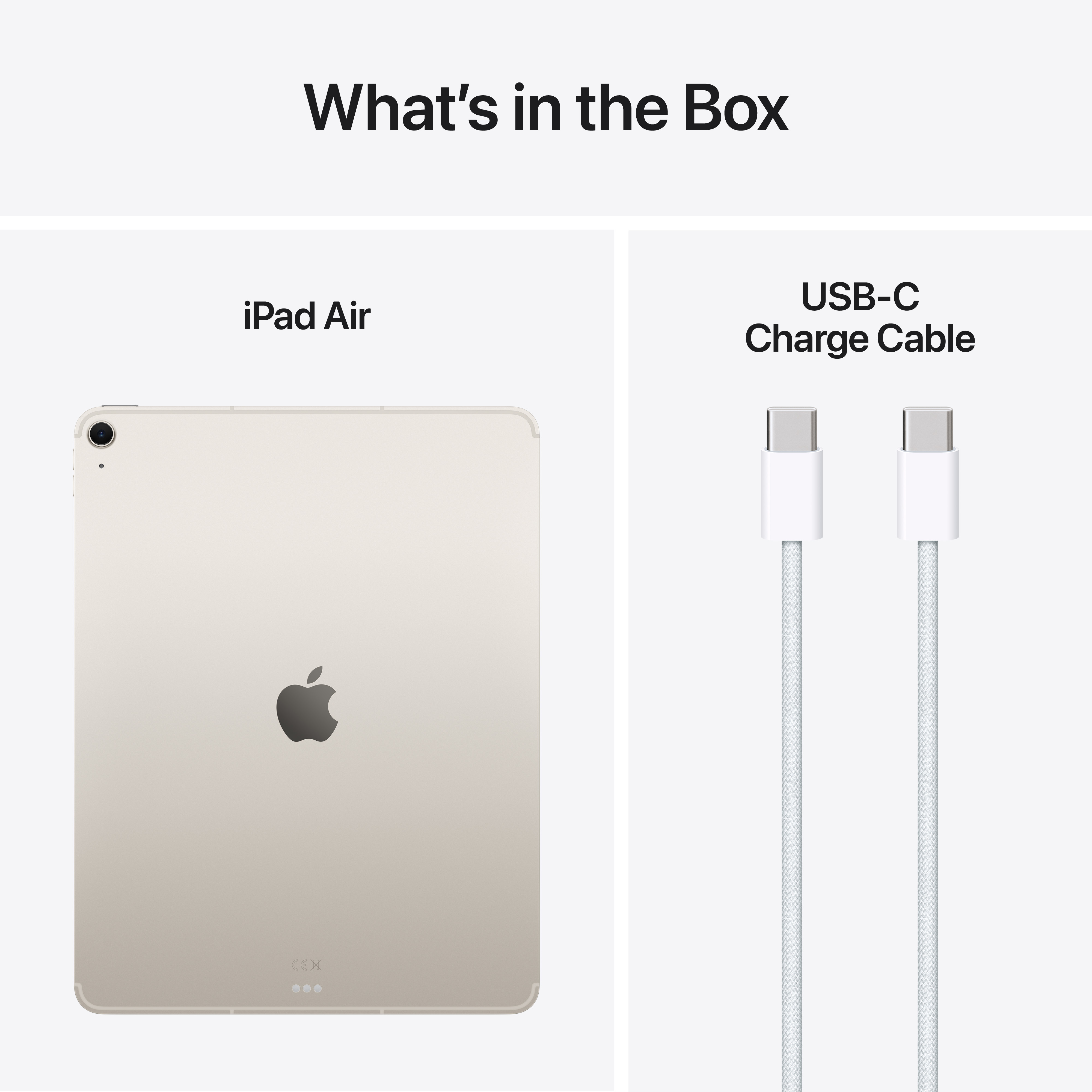Apple iPad Air (M3), 13", Cellular, 512GB, Starlight
