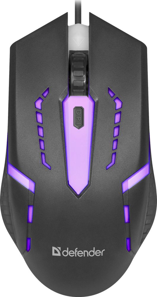 Mouse Defender Hit MB-601, me kabllo, 1200 DPI, i zi