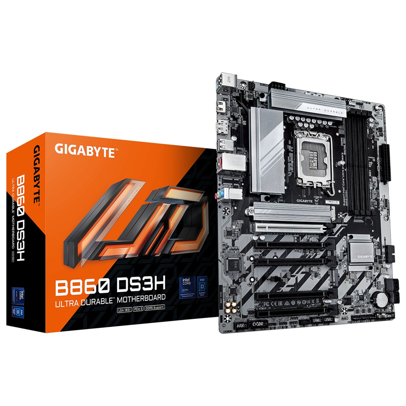 Pllakë amë GigaByte MB Intel Core Ultra, 2.5GbE LAN