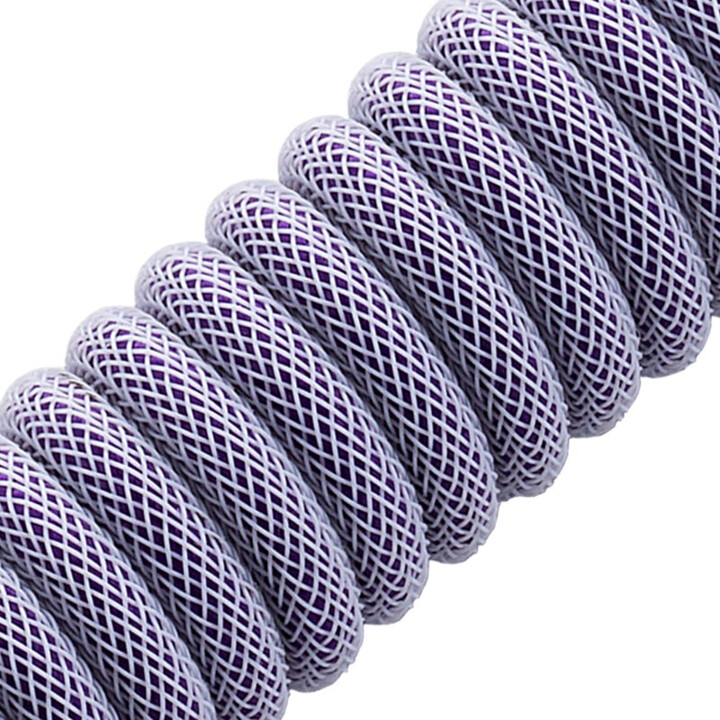 Kabllo spirale CableMod Classic, USB-C/USB-A, 1,5m, vjollcë