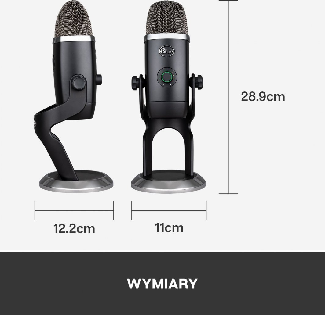 Mikrofon Blue Yeti X Pro, i zi