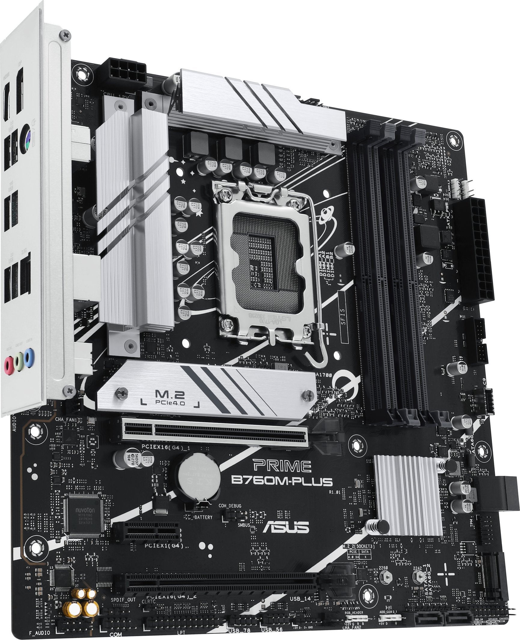 Pllakë amë Asus PRIME B760M-PLUS, DDR5, LGA1700, mATX
