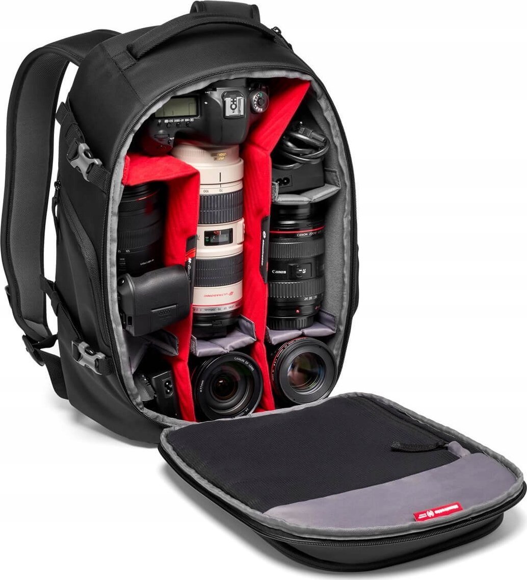 Çantë shpine për kamerë Manfrotto Advanced Gear Backpack M III, madhësi M, e zezë