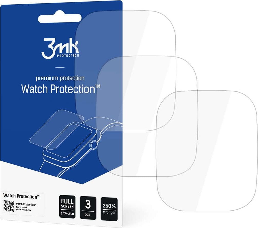 Folie mbrojtëse ekrani 3MK Watch Protection për Xiaomi Amazfit GTS 2 2e, x3, transparente