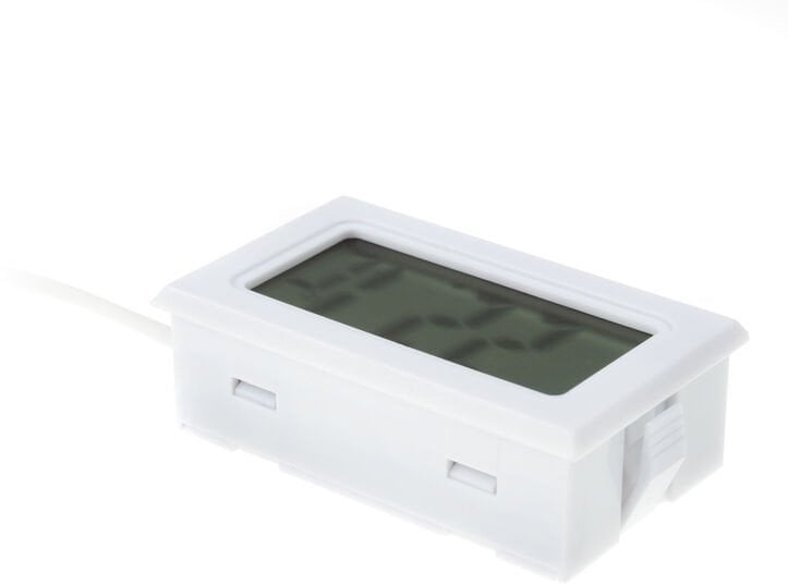 Termometër digjital Lamptron TS708, lidhje G1/4", i bardhë