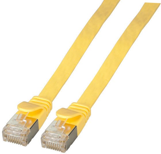 Мрежен кабел EFB Elektronik K5545GE, Cat6a U/FTP, 0.5 m, жолт