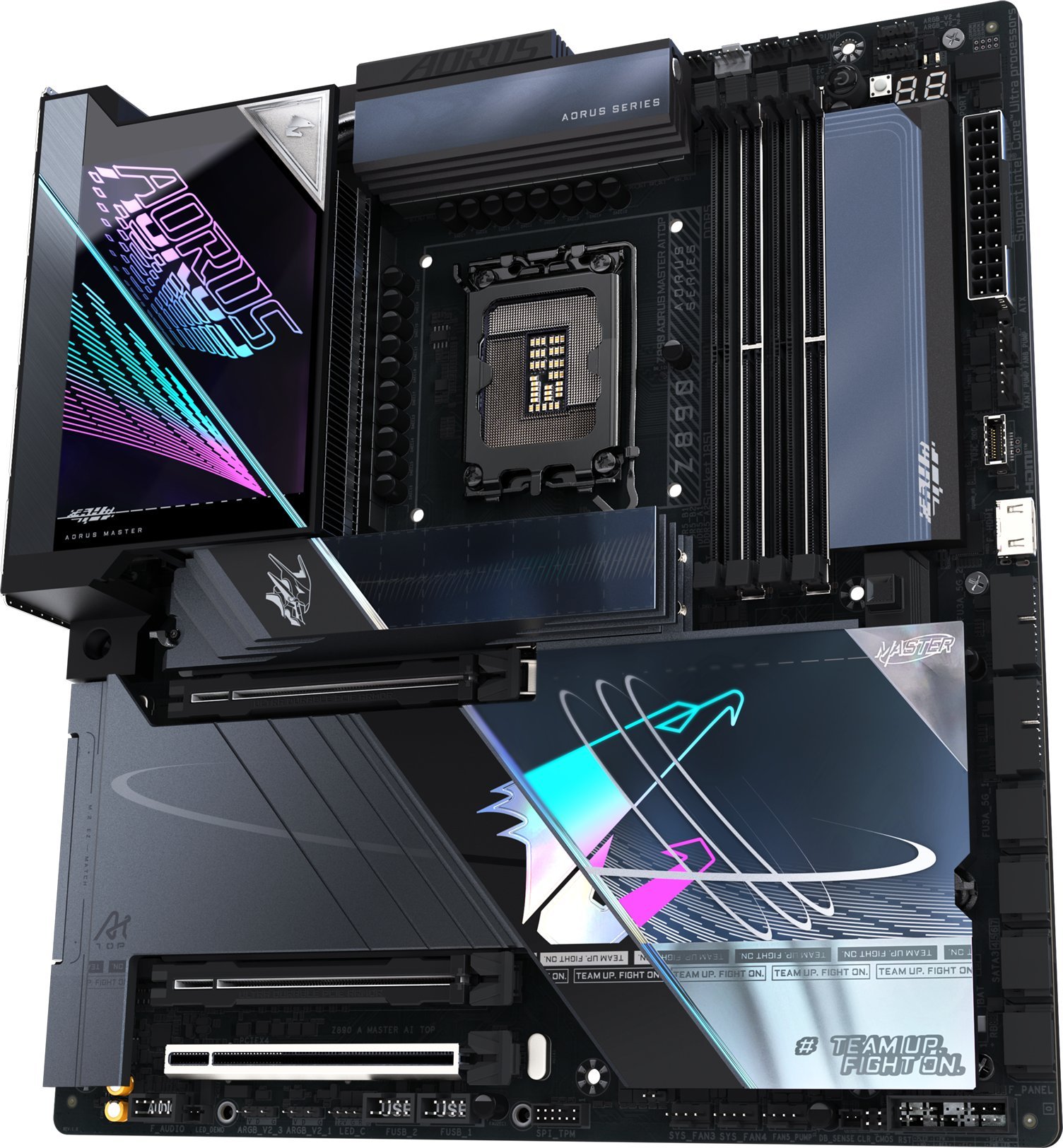 Pllakë amë GIGABYTE Z890 AORUS MASTER AI TOP, DDR5, PCIe 5.0 M.2, e bardhë