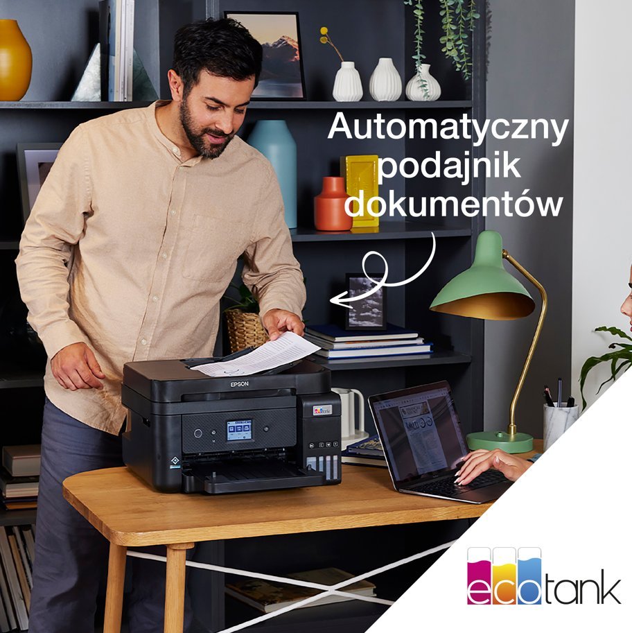 Pajisje multifunksionale Epson EcoTank L6290, printim skanimi kopjim, ADF, me ngjyra