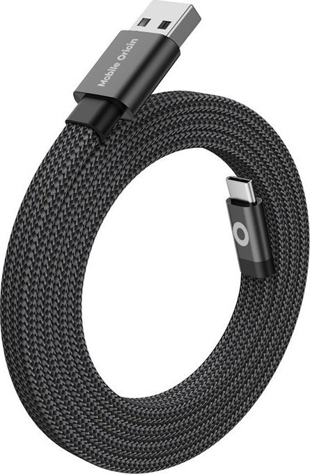Kabllo magnetike Mobile Origin, USB A në USB C, 1m, e zezë