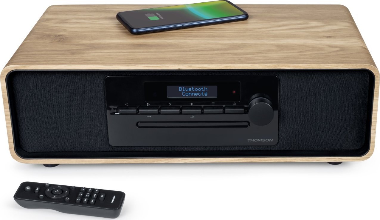 Mikrosistem muzikor Thomson MIC300IDABBT, 60W, Bluetooth CD USB DAB+ FM, i zi dru