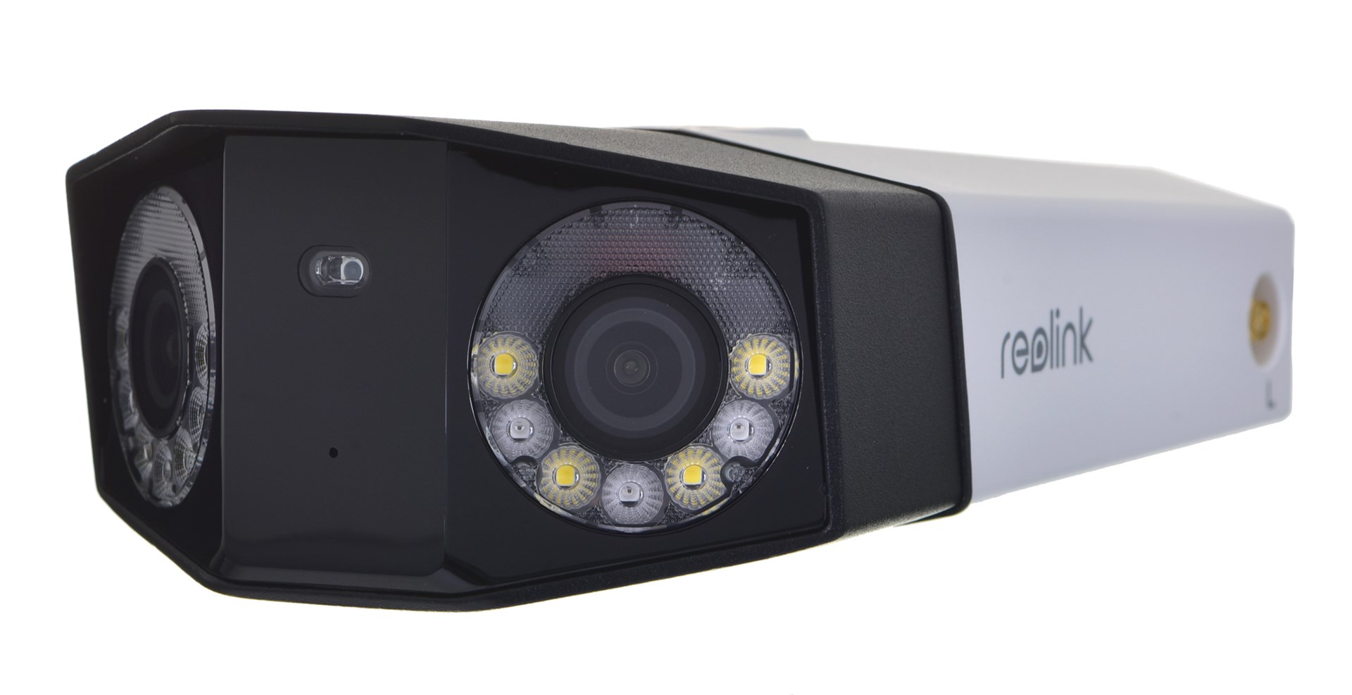 Kamerë sigurie Reolink DUO 2 Wifi, 8 MP, 4608 x 1728, me mikrofon të integruar, e bardhë