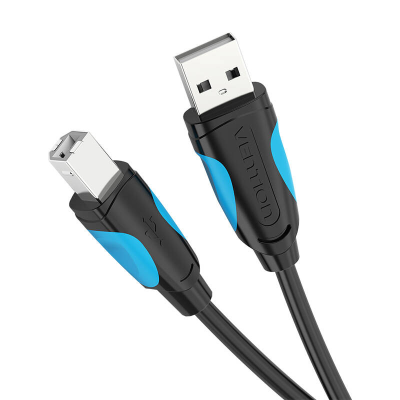 Kabllo printeri Vention USB-A në USB-B, 1m, USB 2.0, i zi