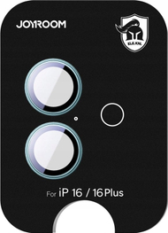 Mbrojtës kamere Joyroom JR-MFY0258, për iPhone 16 dhe 16 Plus, xham i tejdukshëm, i gjelbër