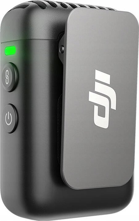 Sistem mikrofoni pa tela DJI Mic 2, 1TX 1RX, regjistrim 32 bit, i zi