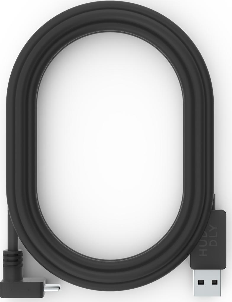 Kabllo USB Huddly, USB-C në USB-A, 5 m, e zezë