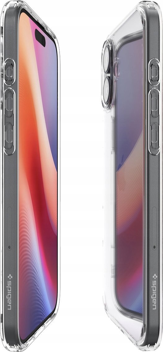 Kllëf telefoni Spigen Ultra Hybrid, për iPhone 16, transparent