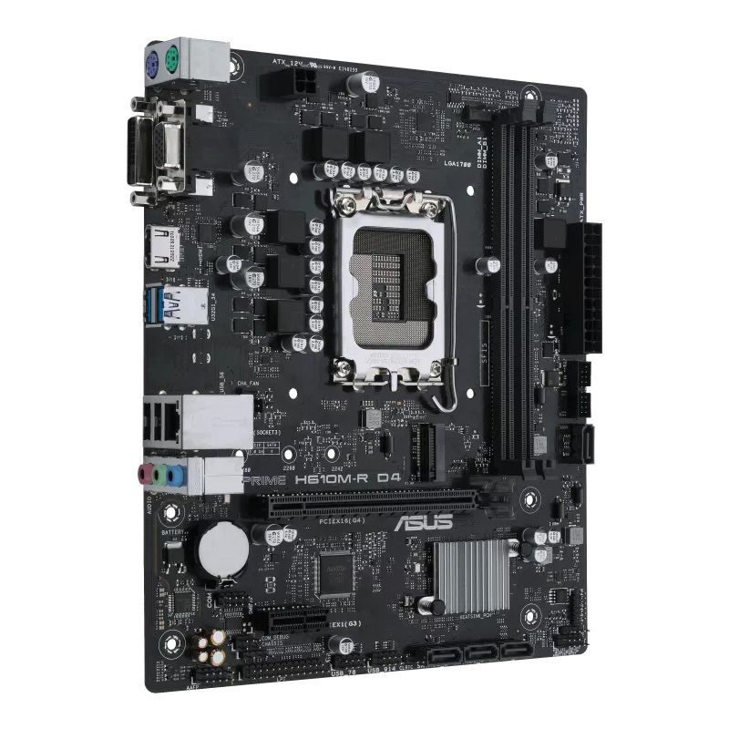 Pllakë amë ASUS PRIME H610M-R D4-SI, LGA 1700, mATX