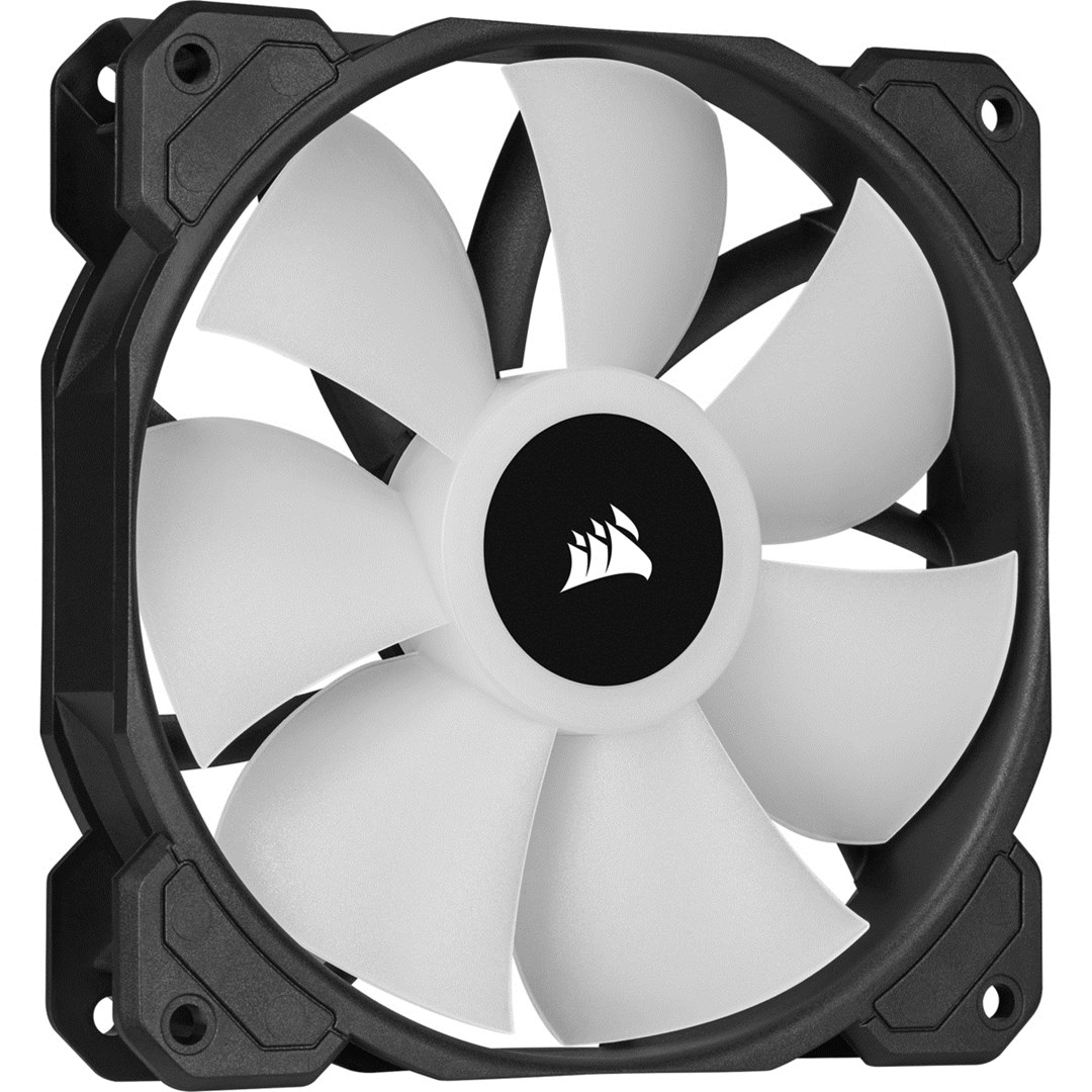 Сет вентилатори CORSAIR iCUE SP120 RGB ELITE, 120mm, PWM, 1500 RPM, црна