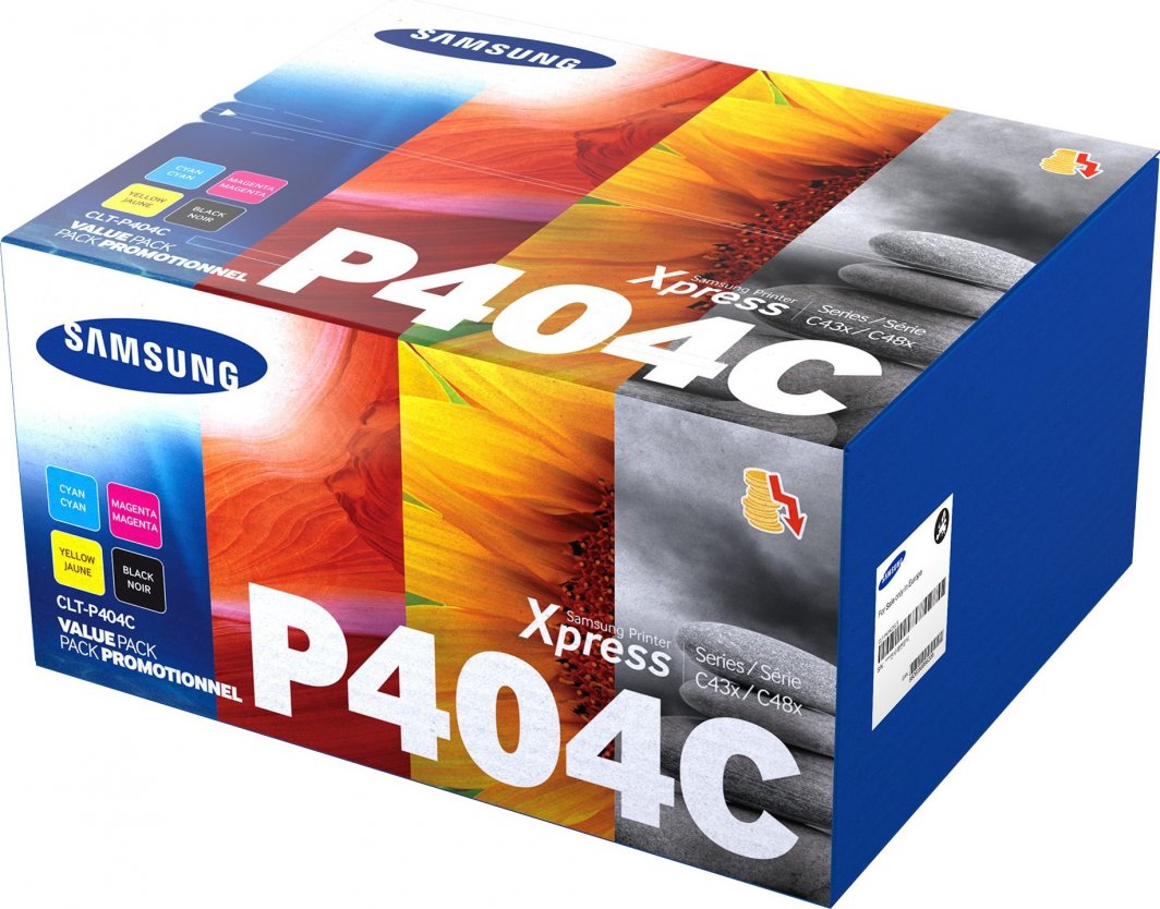 Toner set Samsung CLT P404C, origjinal, 4 ngjyra, 1500 1000 faqe