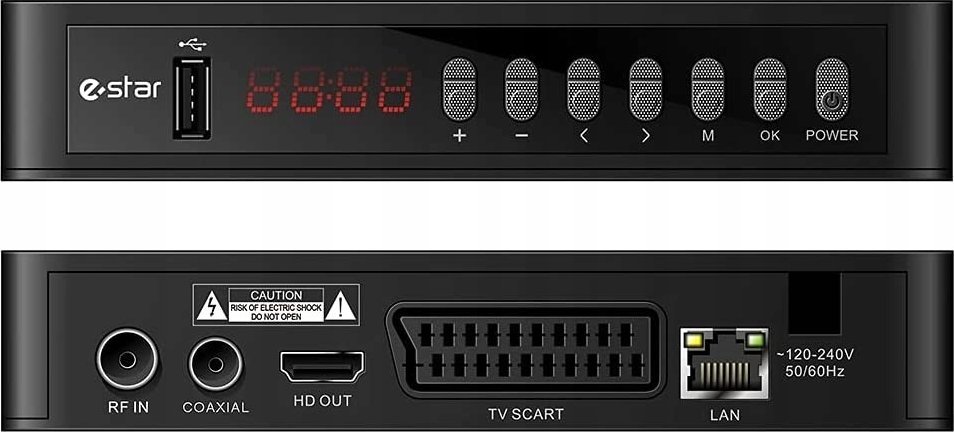 Dekoder tokësor digjital Nilox DVT2618, DVB T, i zi