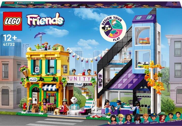 Set LEGO® Friends 41732 Flower shop and design studio in the city center, 2010 pjesë
