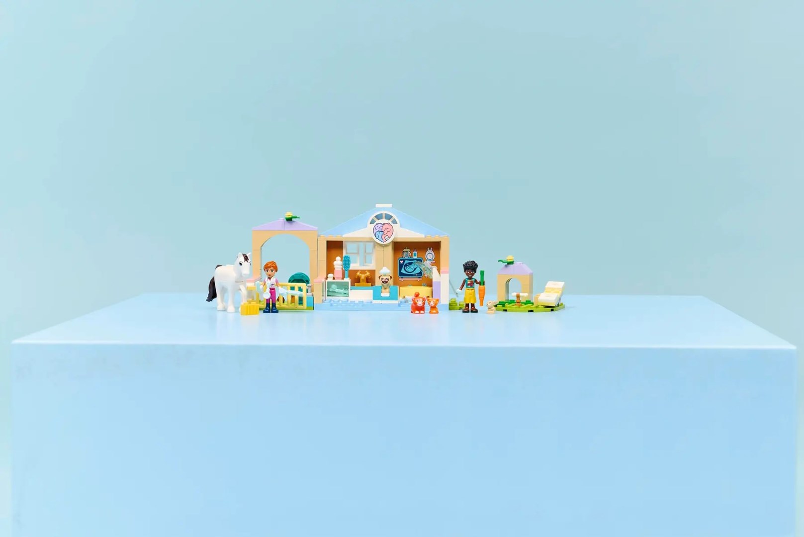 Set lodër LEGO Veterinary Clinic 42696, klinikë veterinare, shumëngjyrëshe