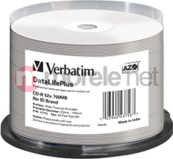 Disqe CD Verbatim CD-R, 700MB, 52x, 50 copë
