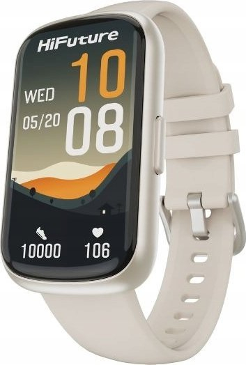 Orë inteligjente HiFuture EVO2, 1.47" IPS, thirrje me Bluetooth, bezhë