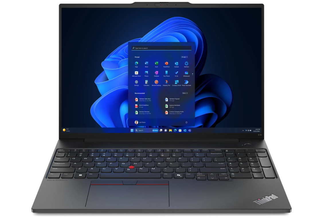 Laptop Lenovo ThinkPad E16 G2, Ryzen 5 7535HS,16″,16GB RAM, 512GB SSD, i zi