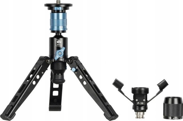 Set këmbë mbështetëse për monopod Sirui P-36, adapter për Sirui P-306, i zi