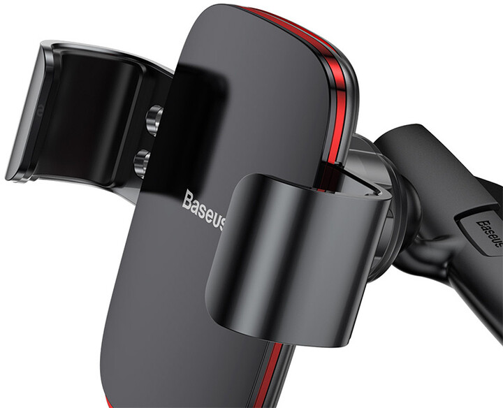 Mbajtëse celulari Baseus Metal Age Gravity (që bashkangjitet në lexuesin e CD-ve të makinës), e zezë