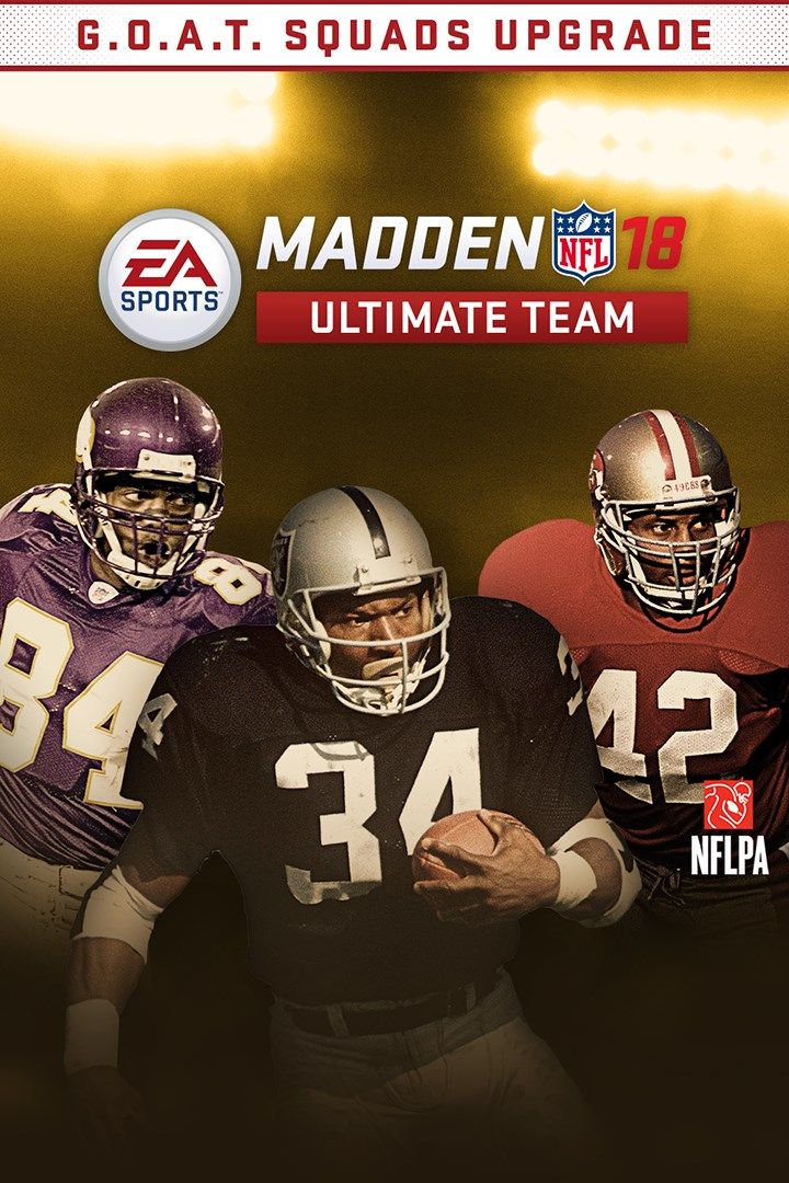Lojë digjitale Xbox One Madden NFL 18 G.O.A.T. Squads Expansion, DLC, kod digjital