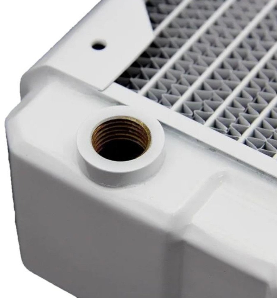 Radiator ftohës Hardware Labs Black Ice Nemesis GTX 240, 240mm, për 2 ventilatorë 120mm, i bardhë satin