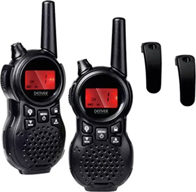 Walkie talkie Denver WTA-446, set me 2 paisje, 8 kanale, i zi