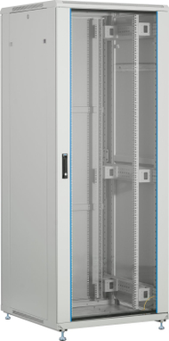 Kabinet rrjetit PEL 19", 42U, 600x600, gri RAL7035