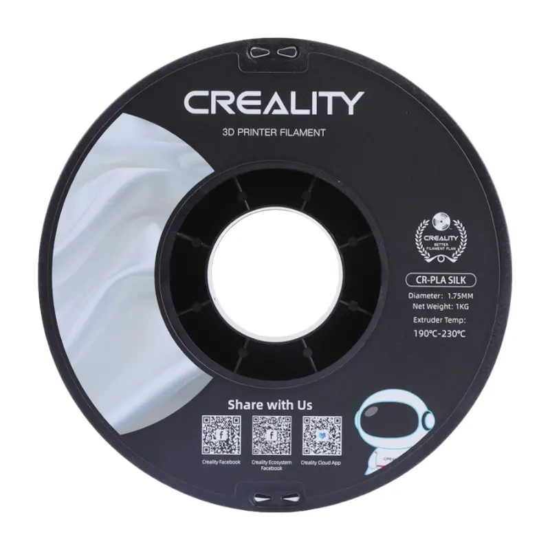 Filament 3D Creality CR-PLA Silk, 1.75mm, bakër i kuq, i shndritshëm