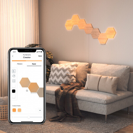 Njësi ndriçimi Nanoleaf Elements Hexagons
