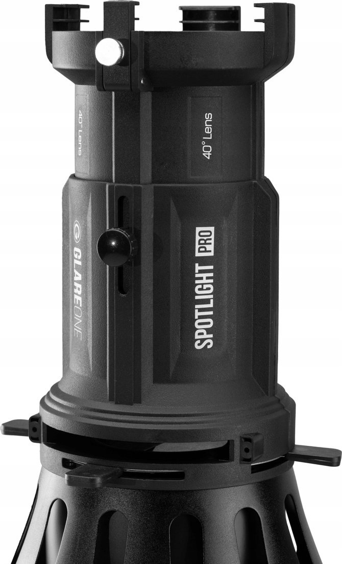 Akesor ndriçimi GlareOne Spotlight PRO 40°, Projection Snoot, për LED dhe blice studioje