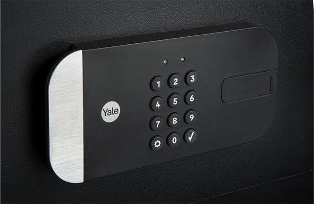 Kasafortë Yale Smart Home Safe YSS/250/EB1, mbyllje elektronike, montim mur ose dysheme, e zezë