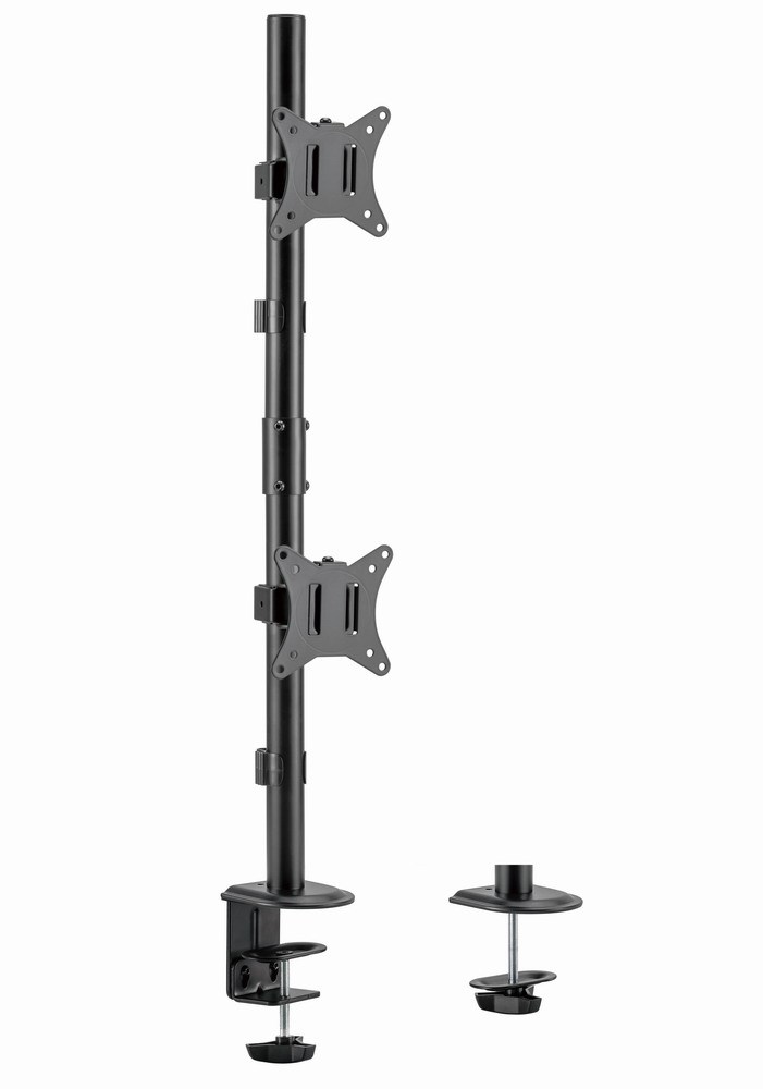 Mbajtëse monitori Gembird MA-D2-02, 17"-32", VESA 100x100mm, e zezë
