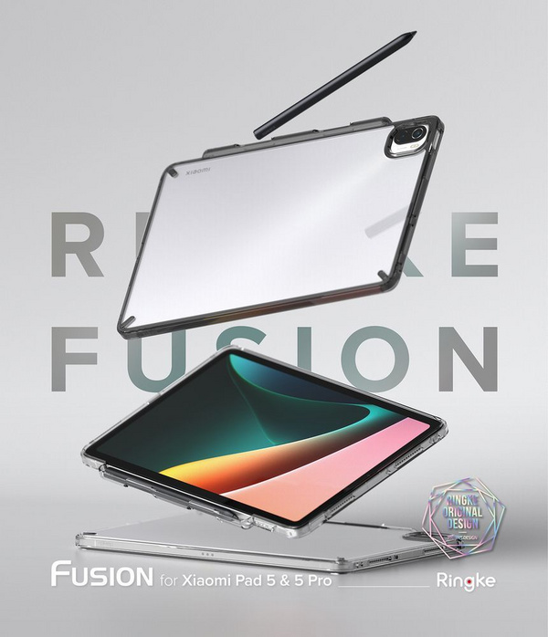 Mbështjellës për Tablet Ringke Ringke Fusion Case with Gel Frame Xiaomi Mi Pad 5 Pro / Mi Pad 5 (F582R53), i zi
