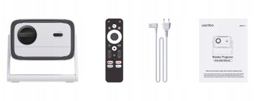Projektor portativ Wanbo Vali 1, 4K, 900 ANSI, Android TV 11.0