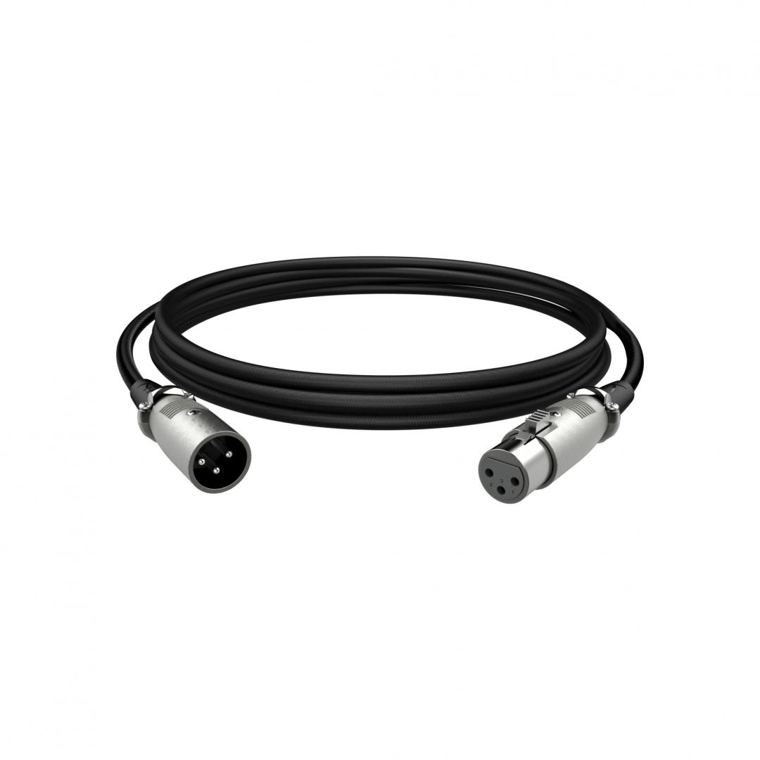 Kabëll audio XLR HyperX 6Z2B9AA, 3m, mashkull në femër, i zi