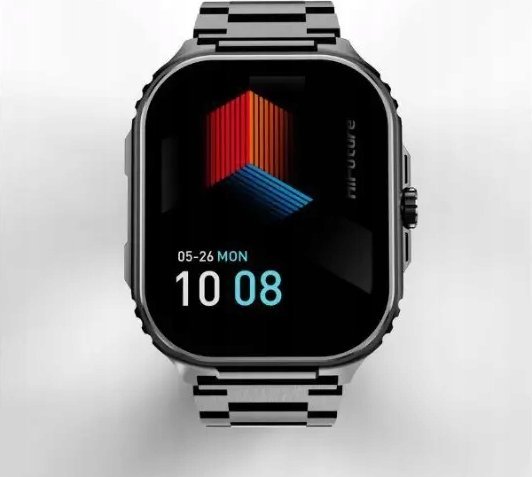 Ora inteligjente HiFuture Ultra3 Pro, 1.96", Bluetooth, e zezë