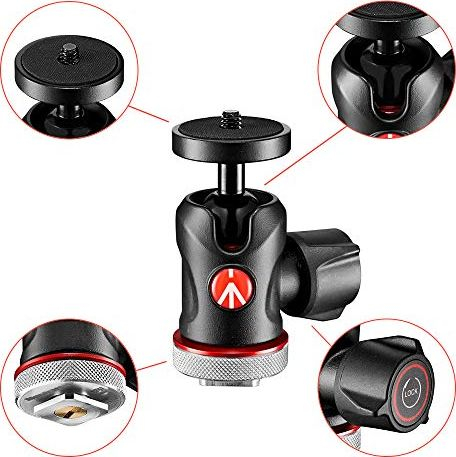 Tripod Manfrotto Befree Advanced MKBFRLA4BK BH, alumin, 3 seksione, i zi argjendtë