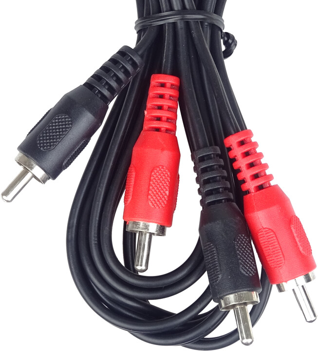 Kabllo audip PremiumCord për TV, 2x RCA, 2 m