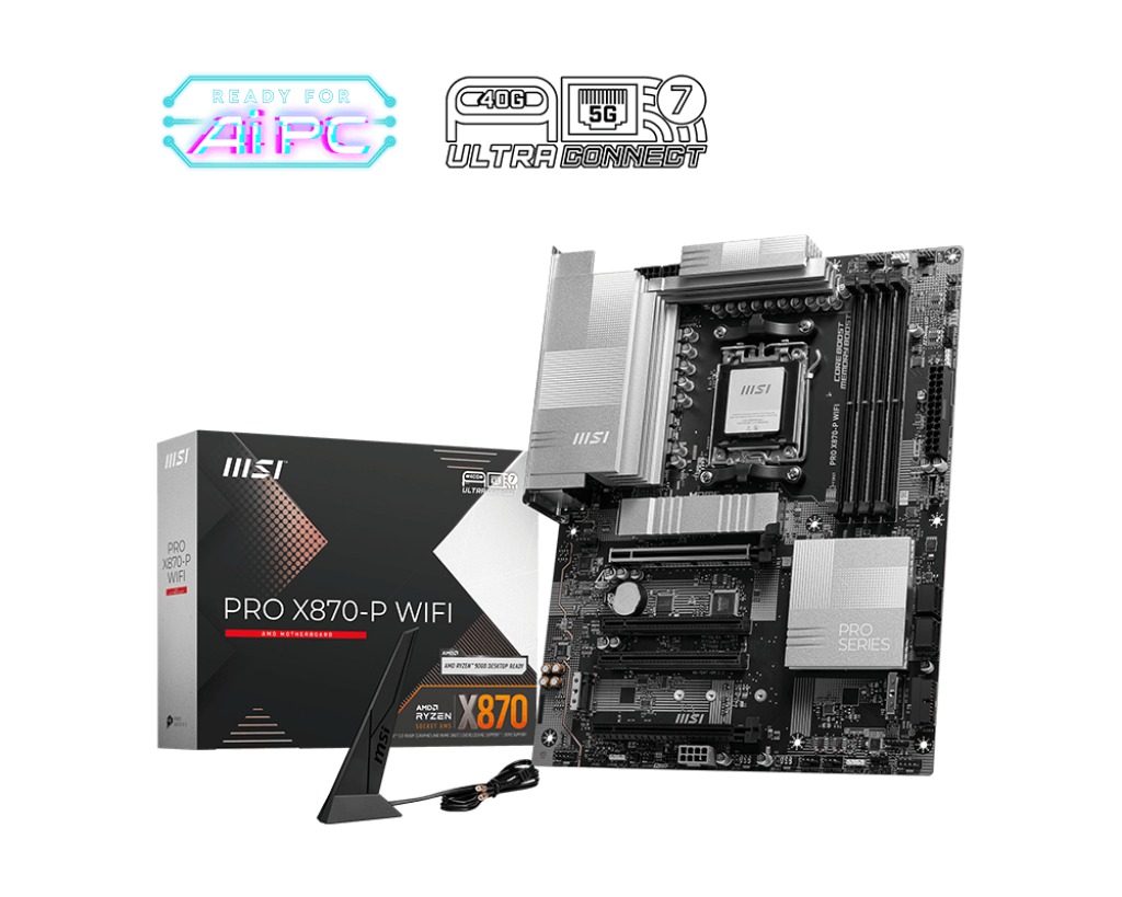 Pllakë amë MSI PRO X870-P WIFI, AM5, ATX